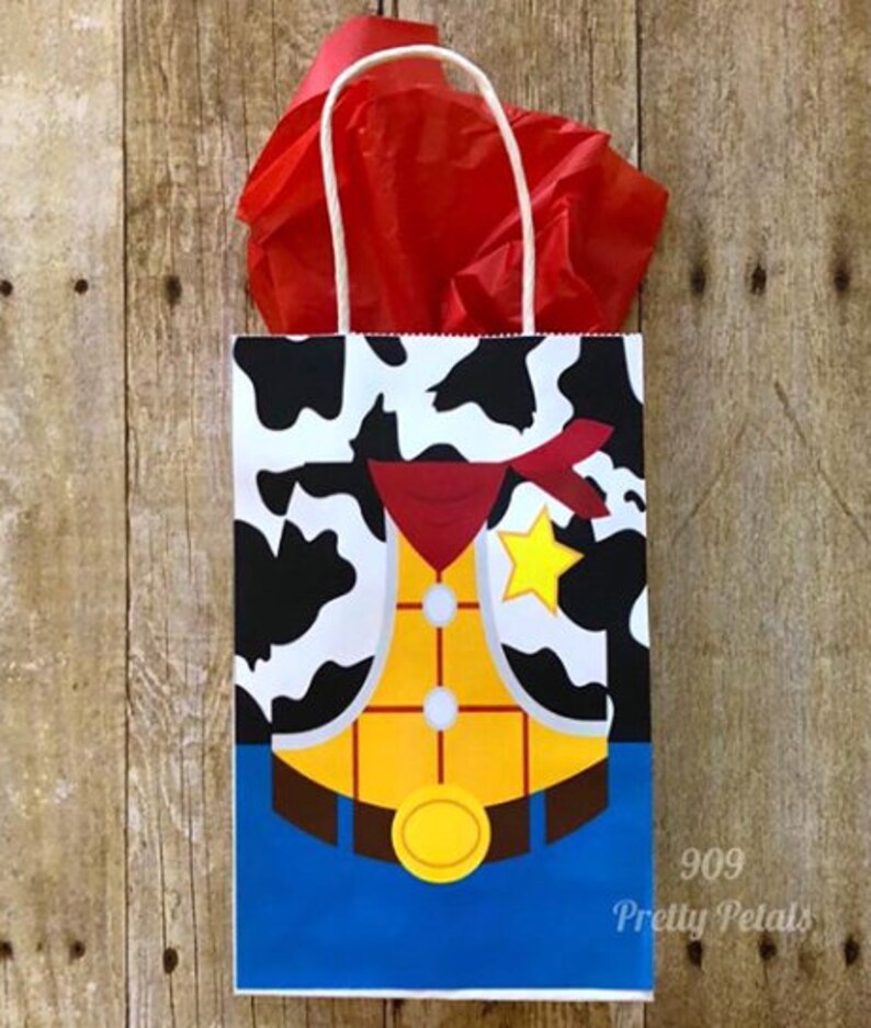Toy Story Treat Bags Set of 10 inspired by the movie Toy Etsy