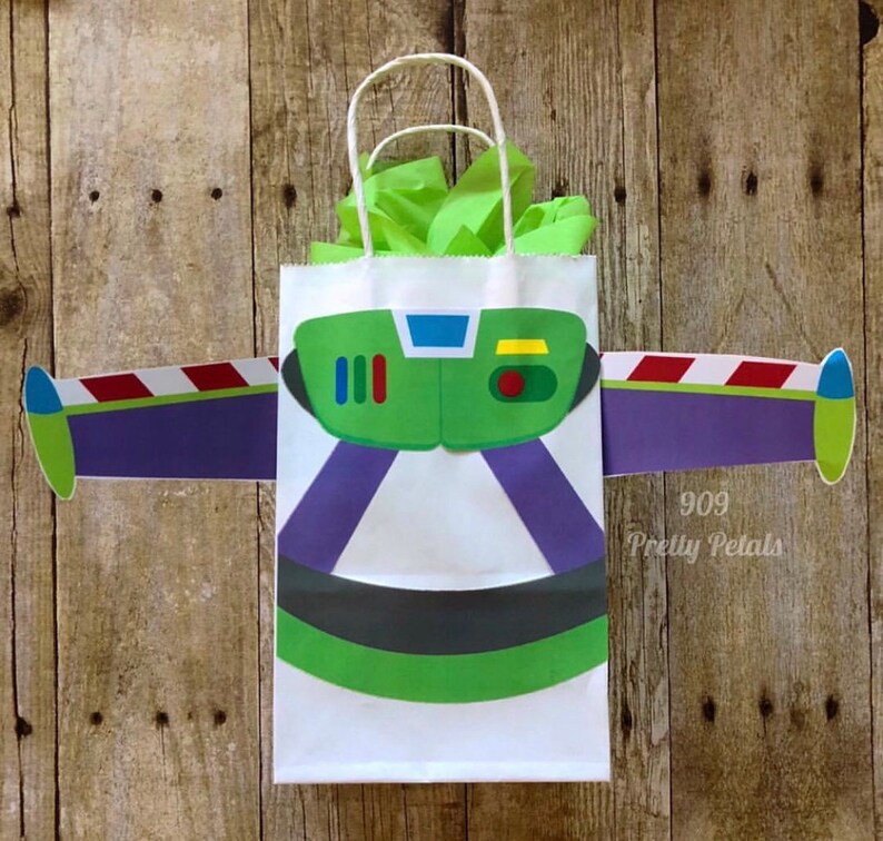 Toy Story Treat Bags Set of 10 inspired by the movie Toy Etsy