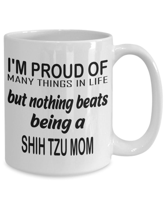 SHIH TZU DOG GIFT SHIH TZU MUG CRAZY SHIH TZU LADY COFFEE MUG SHIH TZU GIFTS