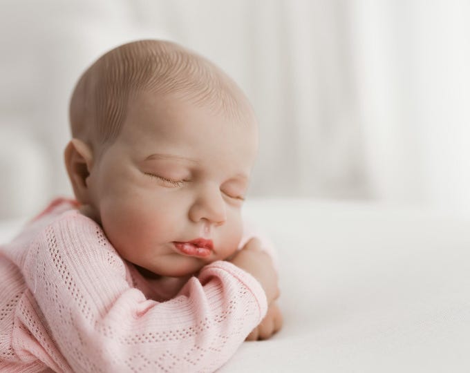 Reborn Baby Girl 20-Inches Fully Weighted 6lbs/2.8kg, Reborn Baby Doll "Aria"