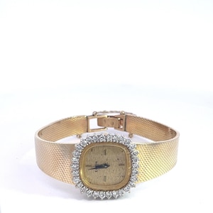 ELGIN 14K Gold and Diamond watch
