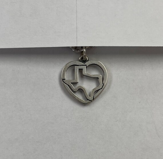 James Avery Retired Texas Heart Charm - image 1