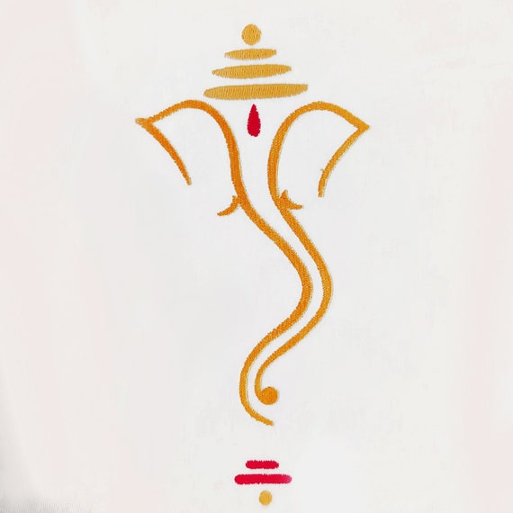 GANESHA INDIAN GOD Embroidery Design Ganesh Motif Hindu God Motif Lord  Ganesha 3 Sizes Indian Wedding - Etsy