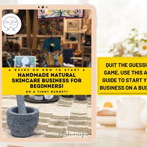 Handmade Natural Skincare Business For Beginner's on Budget image 1