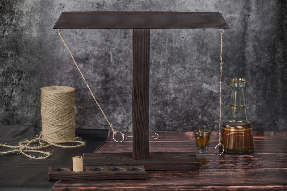 Hook and Ring Game/ Table Game for 2 Player/ Battle Toss/ Ring Etsy