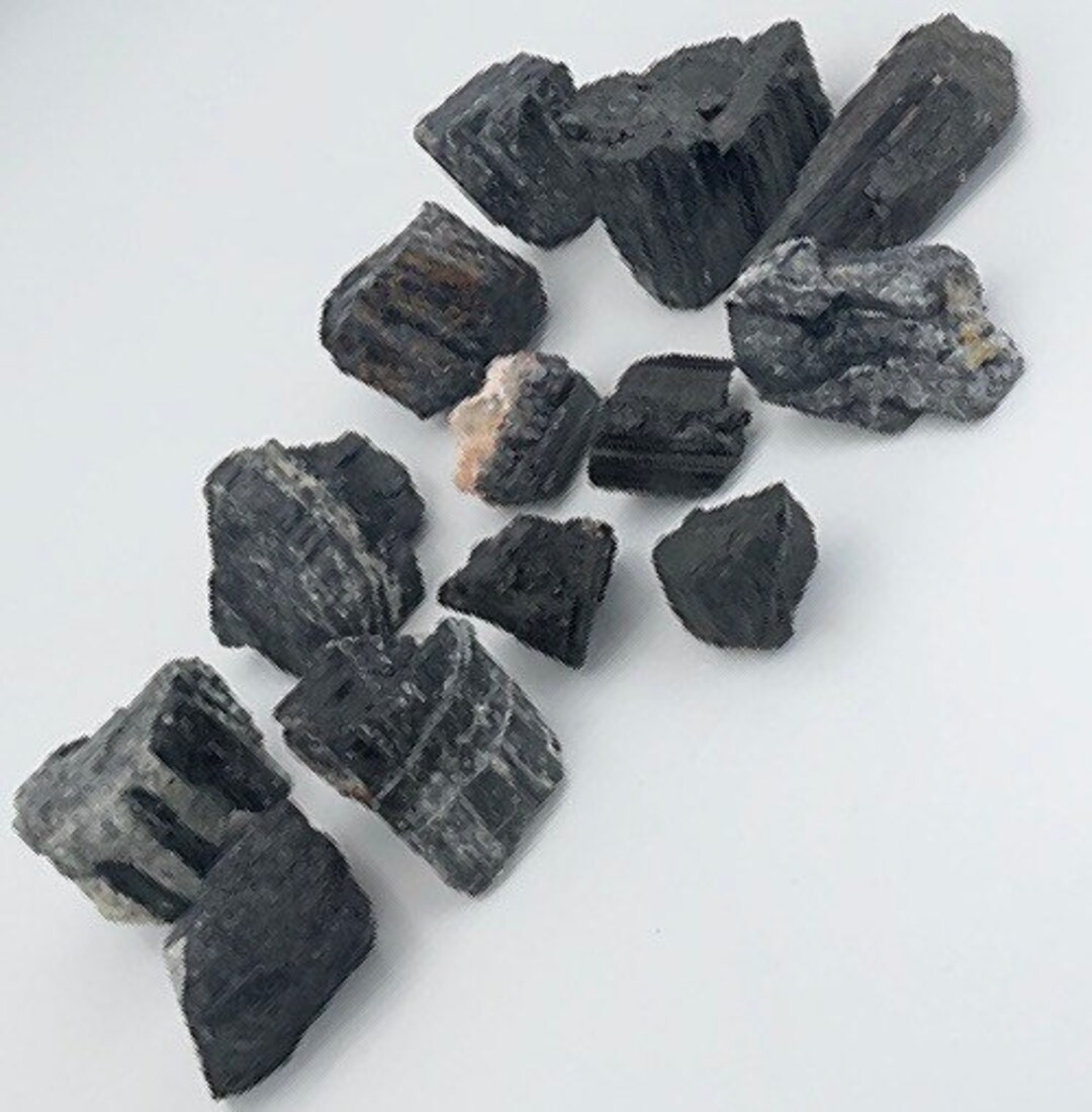 Black Tourmaline Crystal, Brings Positive Energy, Raw Black Tourmaline ...