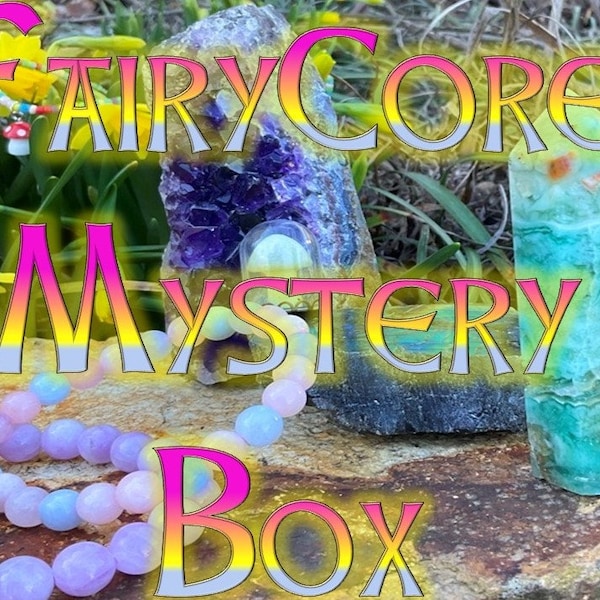 Fairycore Mystery Box Grab Bag, Handcrafted Fairycore Decor, Fairycore Jewelry and Kawaii Car Accessories & Tapestries