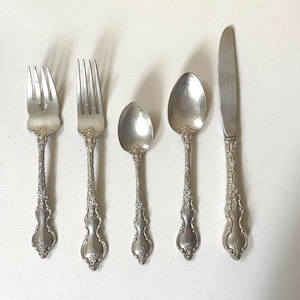 DuBarry Sterling Silver Flatware by International Silver - 5-Piece Place Setting - Replacements
