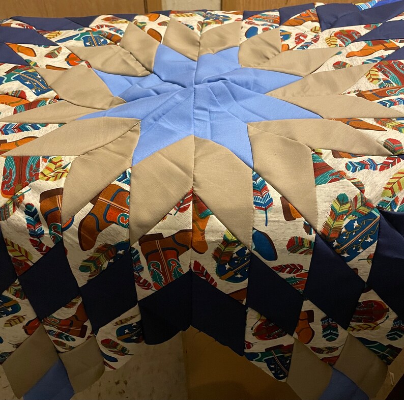 Native American Star Quilts Etsy