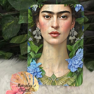 Frida Blue Notebook. Frida Journal. May be personalized. Frida 9840