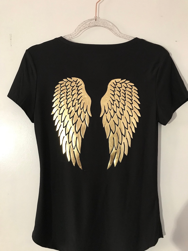 Angel wings women's Tshirt Etsy