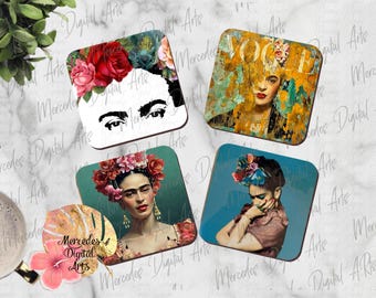 Frida Coaster Set Neoprene