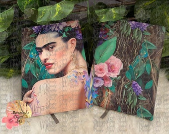 Frida Notebook. Frida Journal. May be personalized. 0738