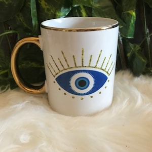 Evil Eye Turkish Eye Nazar Personalized coffee mug