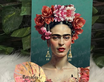 Frida Notebook. Frida Journal. May be personalized.