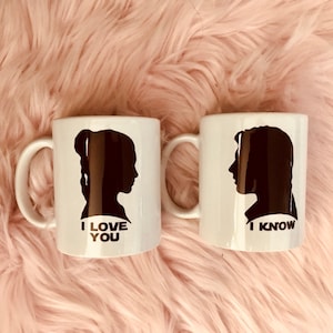Kubki do kawy "Kocham Cię, Wiem"