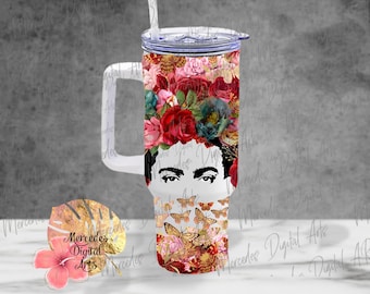 Frida Butterflies Stanley 40 oz Tumbler