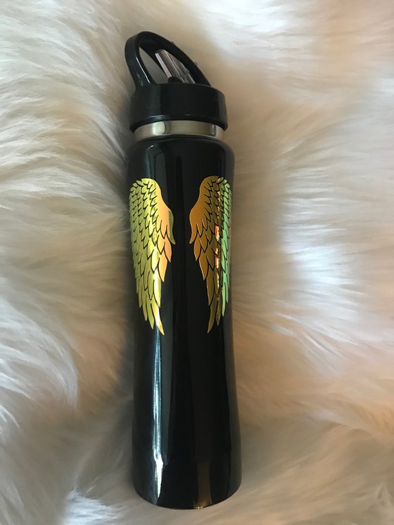 Angel Wings sports stainless steel vacuum bottle