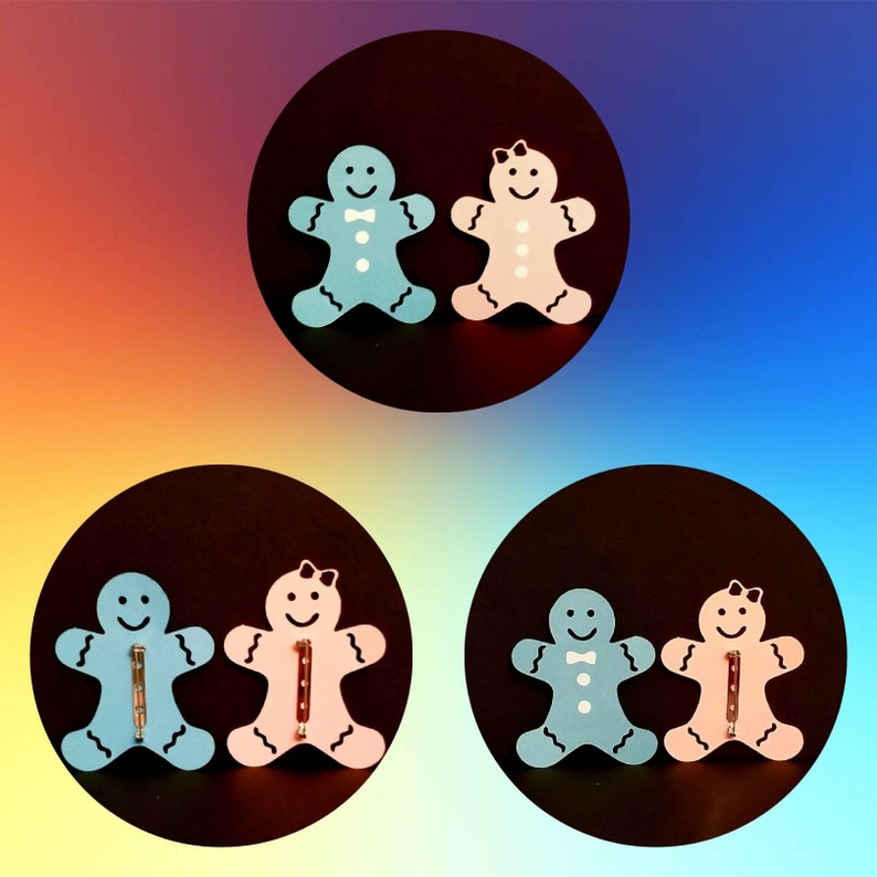 Gingerbread gender reveal Gingerbread baby shower Christmas | Etsy