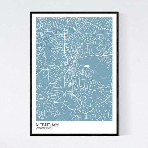 Barnsley United Kingdom Map Print Many Colours Fast - Etsy