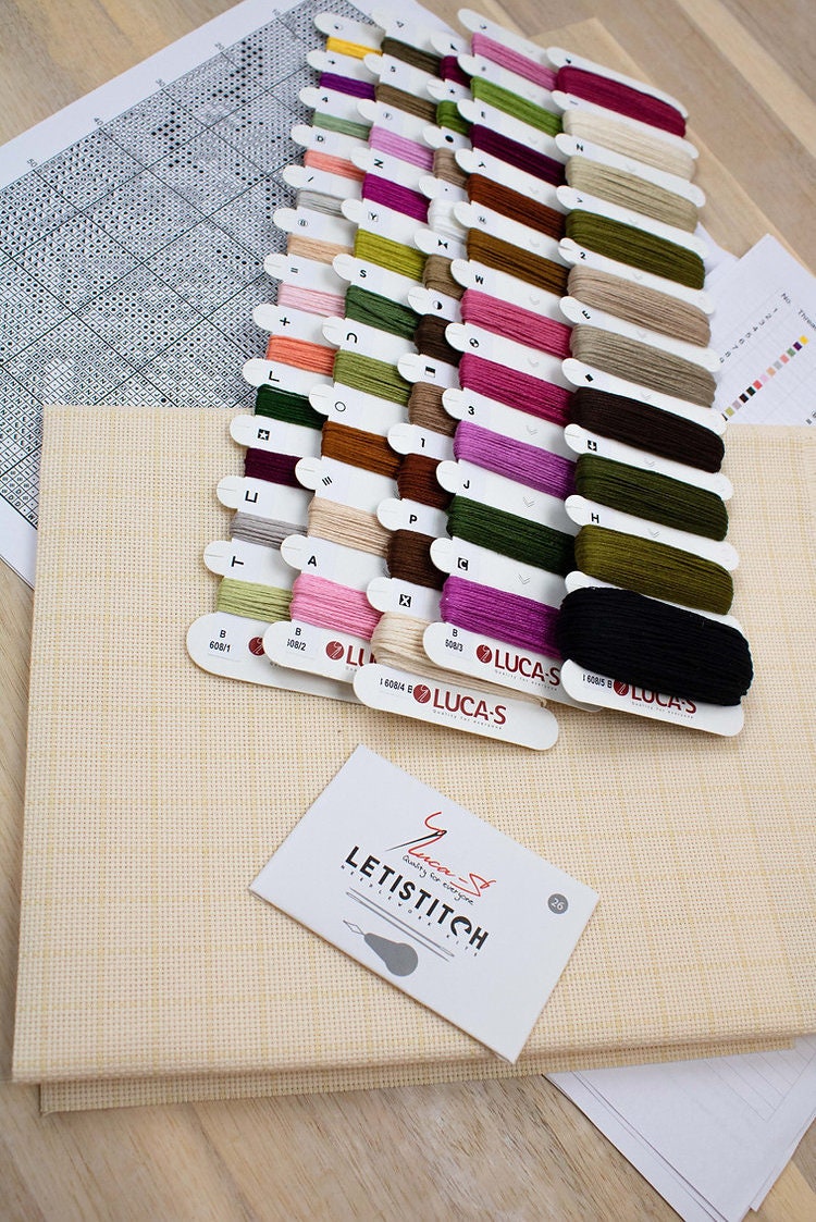 Kit Broderie Point De Croix Compté Oven - Théière 2