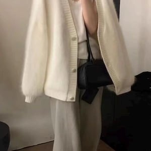 Angora cardigan