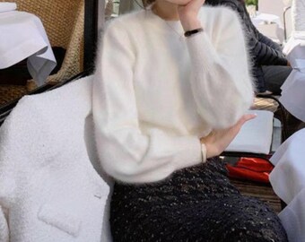 Angora Sweater - Etsy