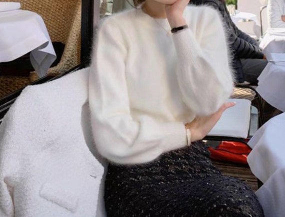 Angora Sweater - Etsy
