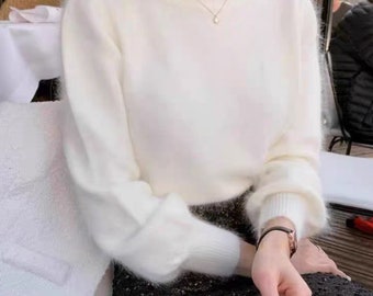 Angora Sweater - Etsy Angora Sweater - Etsy