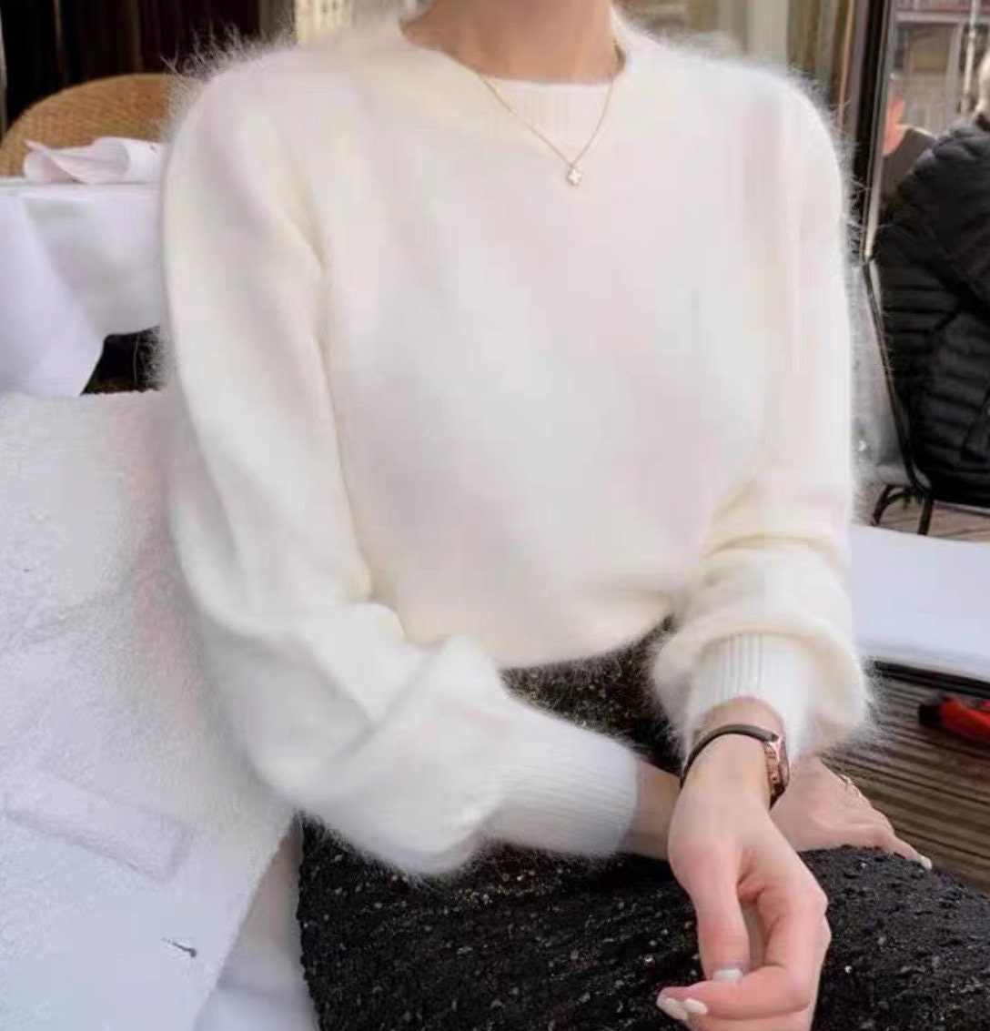 Angora Sweater - Etsy
