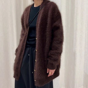 Angora cardigan