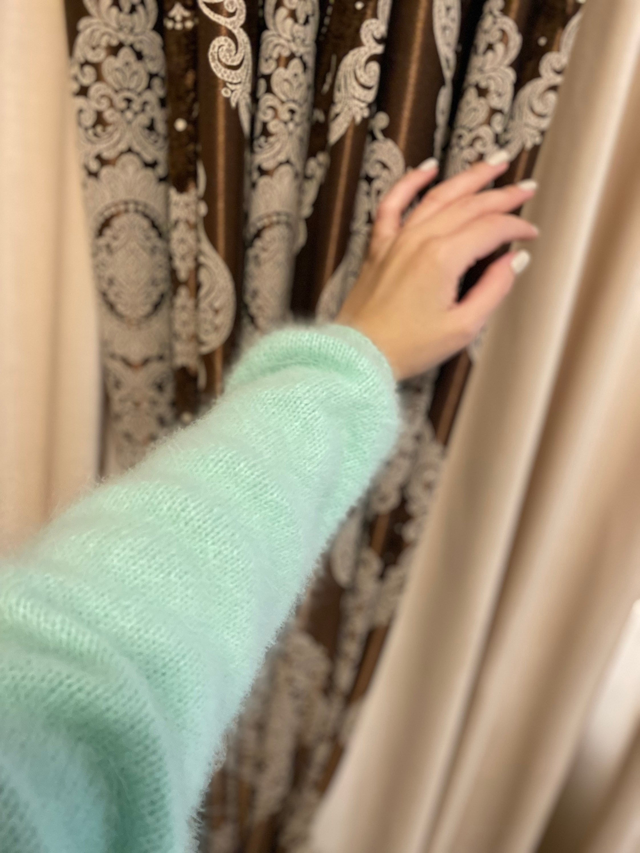 Angora Sweater - Etsy