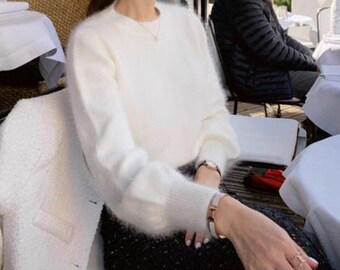 Angora Sweater - Etsy Angora Sweater - Etsy