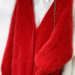 Angora cardigan