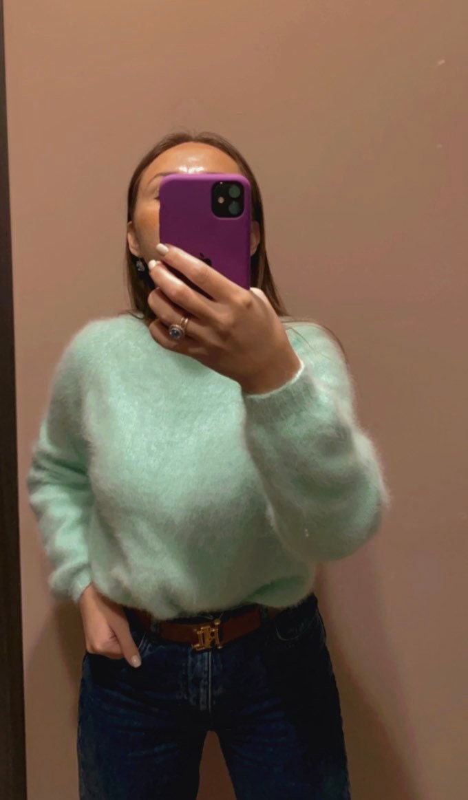Angora Sweater - Etsy