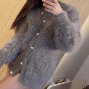 Angora cardigan