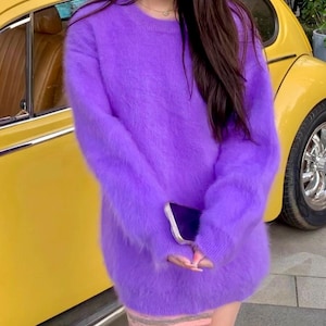 Angora sweater