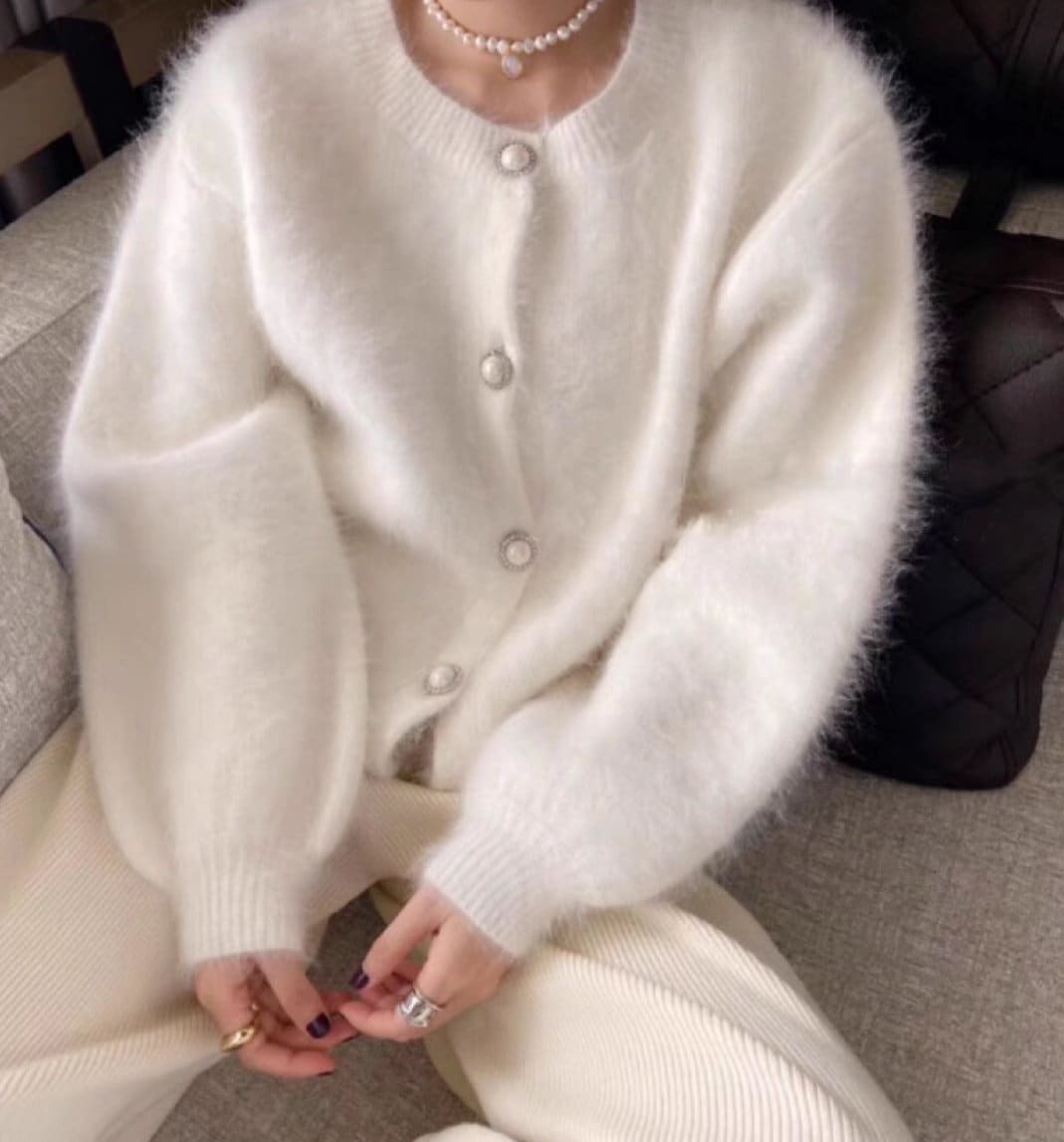 MICA&DEAL - MICA&DEAL / angora wool knit cardigan Mの通販 by