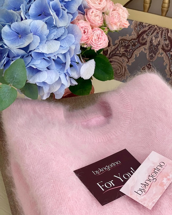 Angora Sweater - Etsy