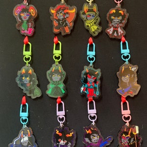 FINAL STOCK 2&quot; double-sided homestuck Ancestors alpha troll charms