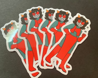 FINAL STOCK FLARP Terezi 2.5” Glossy stickers