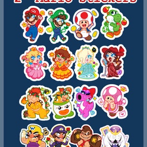 2" Super Mario Sticker