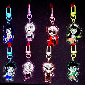 FINAL STOCK | 2&quot; double-sided homestuck alpha beta kids charms