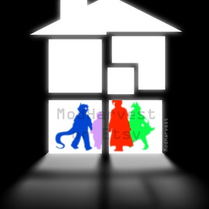 Stuck at Home 11” x 8.5” Digital Art Print