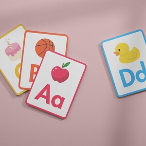 Printable Kids Educational Flashcards, Alphabet Preschool Flash Card ...