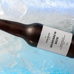 Homebrew Beer Labels, Printable Beer Bottle Template, Drink Label ...