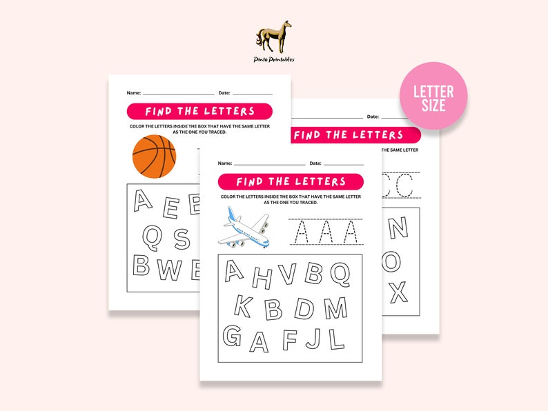 Activity Pack Pages Printable Kids' Activity Pack, Busy Book, Kids Activity Pages, Digital ...