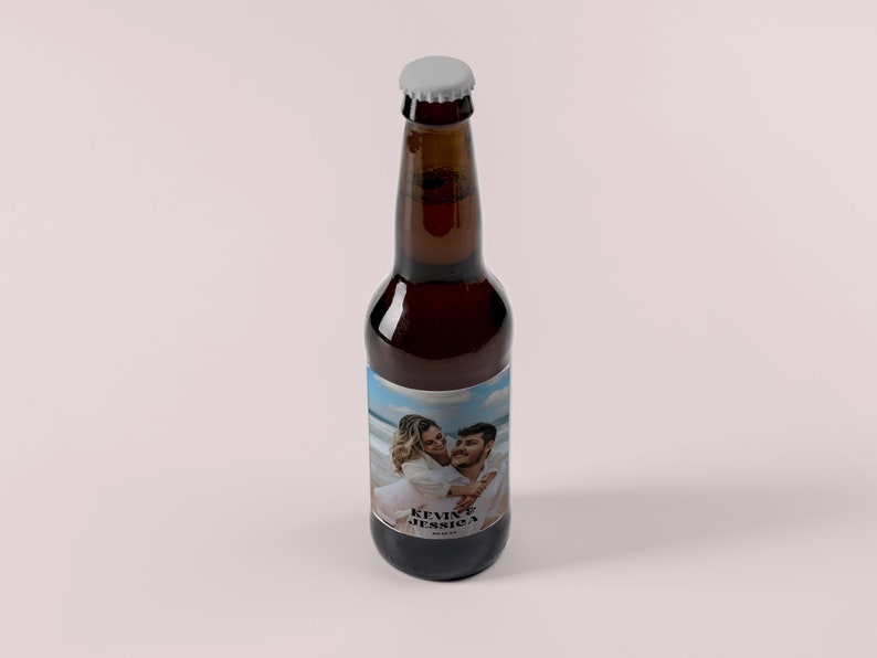 Wedding Beer Bottle Labels, Personalized Printable Beer Bottle Template ...