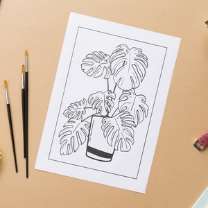 Printable Hand Drawn Coloring Pages, Coloring Pages, Instant Download, Digital Download PDF