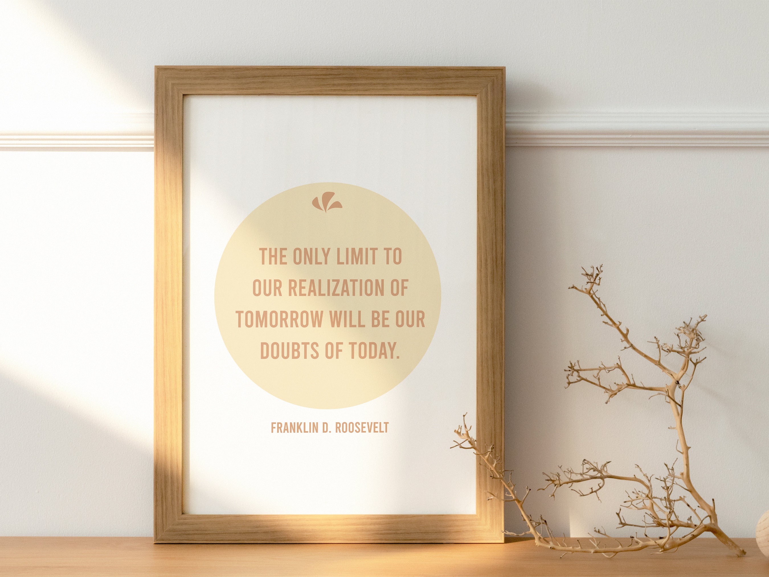 Printable Motivational Quote Wall Art, Inspirational Decor, Positive ...